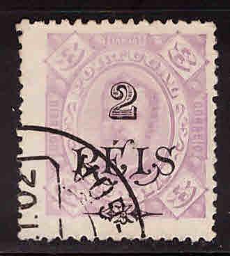 Portuguese India Scott 232 Used surcharge stamp