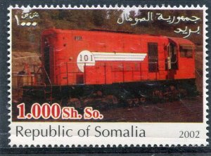 Somalia 2002 VINTAGE LOCOMOTIVE 1 Stamp Perforated Mint (NH)