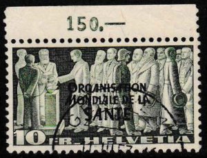 Switzerland Offices 1948-1950 World Health Organization (20) Zum. OMS 6-25 XF/O)