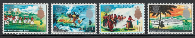 Fiji 1967 International Tourist Year Scott # 229 - 232 MH