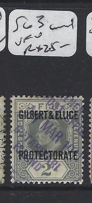 GILBERT AND ELLICE ISLANDS (P1804B) KE 2D SG 3  BUTARITARI SON CDS   VFU