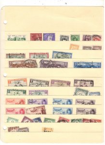 EGYPT COLLECTION ON STOCK SHEET, MINT/USED