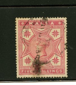 Malta #14 (M958) Queen Victoria within Maltese Cross, U, F-VF, CV$95.00