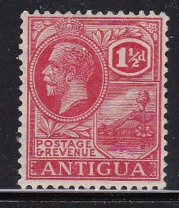 Album Treasures Antigua Scott # 46 1 1/2p George V St Johns Harbor Mint Hinged