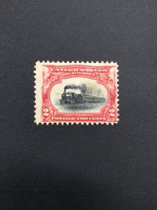 US stamp,  unused, original gum, Scott 295,  Genuine, hinged,  RARE, List h2060