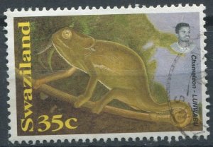 Swaziland Sc#652 Used, 35c multi, Reptiles (1996)