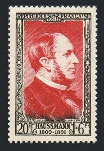 France B271,hinged.Michel 952. Portraits 1952.Georges-Eugene Haussmann,statesman