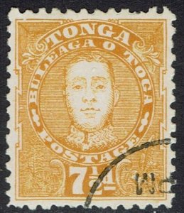 TONGA 1895 KING 7½D USED