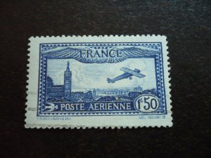 Stamps - France - Scott# C6 - Used Part Set of 1 Stamp