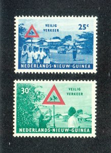 Netherlands New Guinea Scott #43-44 MNH