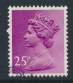 GB Machin 25p  SG X970  Scott MH129 Used with FDC cancel  please read details