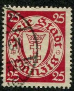 Danzig SC# 180 Coat of Arms  25pf used