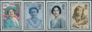 Great Britain 1990 SG1507-1510 QEII Queen Mother Birthday set MNH