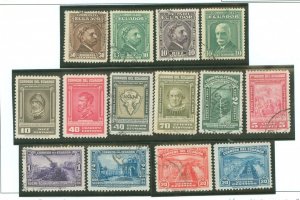 Ecuador #400-403/C93-C96/ Used Single