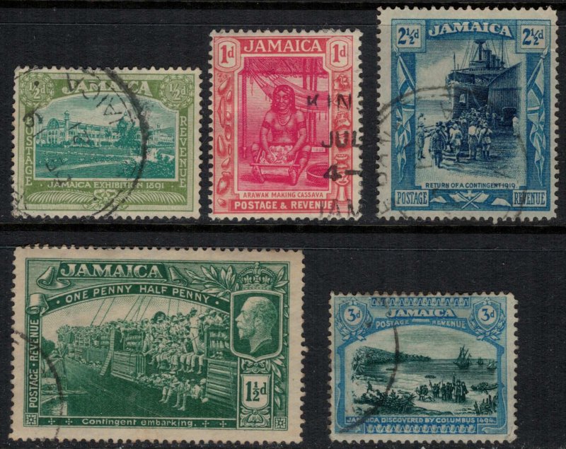 Jamaica #75-7,9-80  CV $8.60