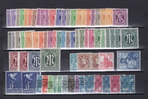 GERMANY 1945-1948 ALLIED OCCUPATION ZONES LOVELY COLLECTION MNH/MH/VFU