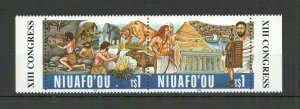 B0346 1996 Niuafo'Ou Prehistoric Animals Science #303-4 Michel 8,5 Euro Set Mnh