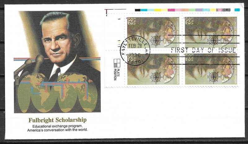 1996 Sc3065 Fulbright Scholarship PB4 FDC