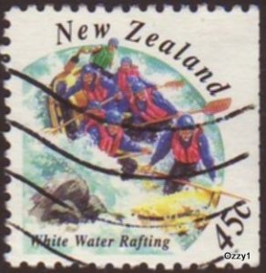 New Zealand 1994 Sc#1197, SG#1778 45c White Water Rafting USED.