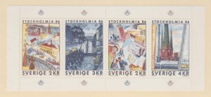 Sweden Scott #1543a Stamps - Mint NH Booklet Pane