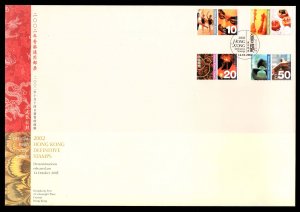 Hong Kong 2002 Definitives FDC High Values Hong Kong Postmark