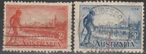 Australia #142-3 F-VF Used CV $8.25 (A2005)