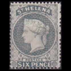 ST.HELENA 1889 - Scott# 7 Queen Victoria Set of 1 LH