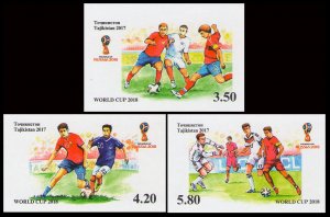 2017 Tajikistan 761Bb-763b 2018 FIFA World Cup Russia (edition 400) 25,00 €