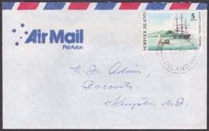 NORFOLK IS 1989 local 5c rate cover - ......................................x198