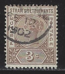 Straits Settlements Scott # 85, used