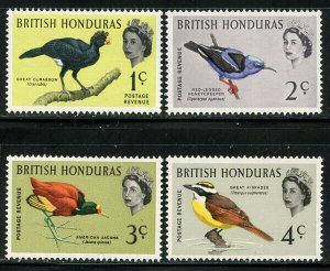 British Honduras 1962 Elizabeth & Birds set Sc# 167-78 NH
