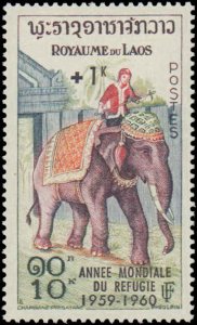 1960 Laos #B4-B5, Complete Set(2), Never Hinged