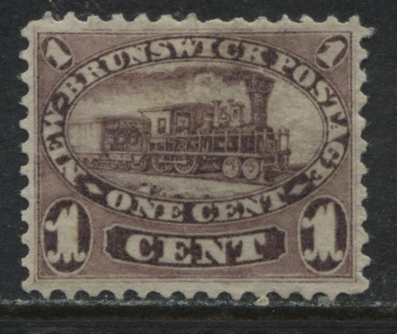 New Brunswick QV 1860 1 cent Train unused no gum VF