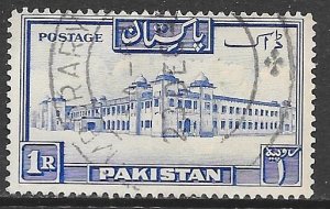 Pakistan 38: 1r  Salimullah Hostel, used, F