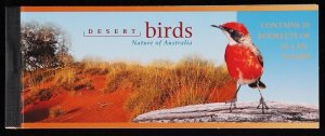 AUSTRALIA 2001 Birds 45c complete Cheque book of 20 $4.50 booklets. F/V $90.