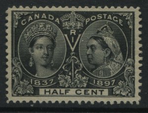 QV 1897 1/2 cent Jubilee unused no gum