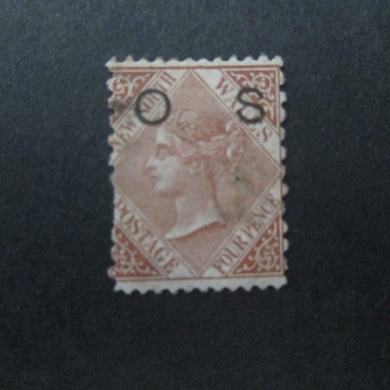 Australia NSW 1879 Sc O5 FU (pin hole)