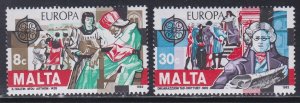 Malta # 614-615, Europa - Historic Events, Mint LH, 1/3 Cat.