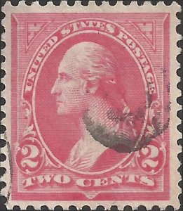# 267a Used Fine Pink George Washington