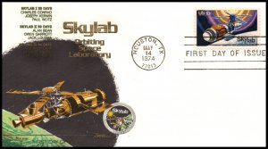 US 1529 Skylab Fleetwood U/A FDC