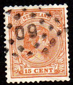Netherlands  Scott  45  Used