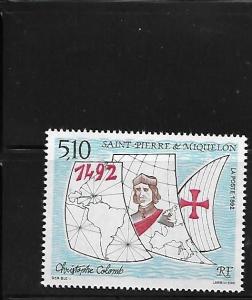 St Pierre & Miquelon 1992 Discovery of America 500th anniversary  MNH A499