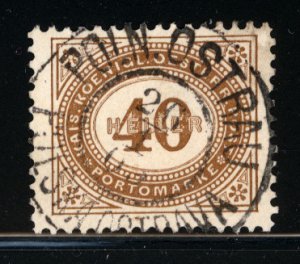 Austria 1899  Scott #J32 used