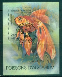 Madagascar 1994 Fish, Goldfish MS CTO
