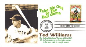 #4341 Take Me Out to the Ballgame Sand Key FDC