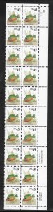 #2481 MNH Plate Block Strip of 20