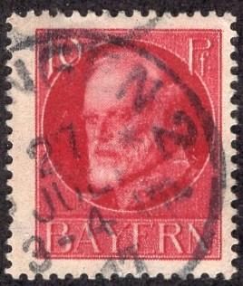 Bavaria 99 - Used - 10pf King Ludwig III (1916) (cv $2.00)