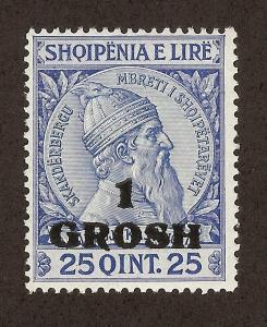 ALBANIA SC# 50 FINE OG 1914