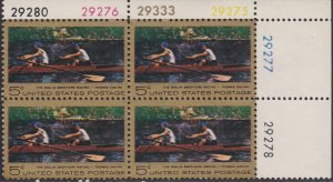 1335 Thomas Eakins Plate Block MNH