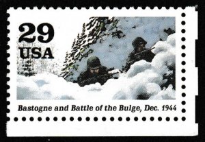 SC# 2838j - (29c) - WWII:  Bastogne & Battle of the Bulge Dec 1944 - MNH single